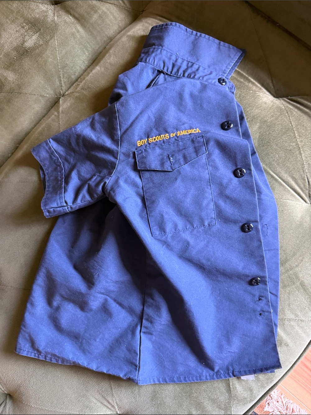 Boy Scouts of America Navy Short-Sleeve Kids uniform Shirt